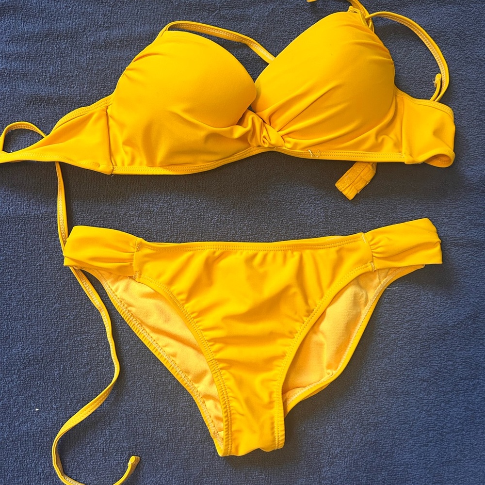 Vibrant Yellow Bikini Set